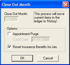 Close Out Month