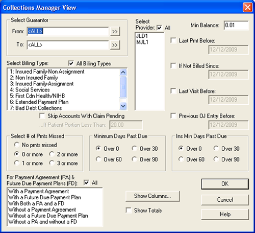 Collections Manager View