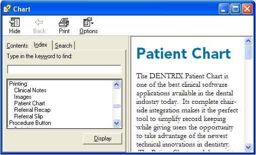 Dentrix Perio Chart