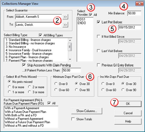 Collections Manager View