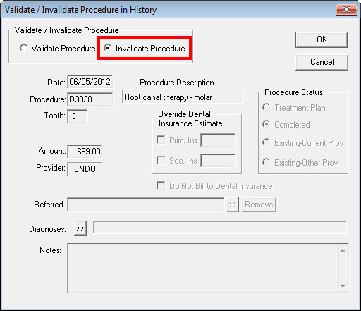 Validate Procedure